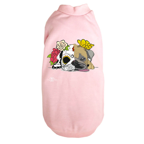Matching Dog and Owner - Dia De Los Pugs - Dog Shirts & Hoodies - Dogs