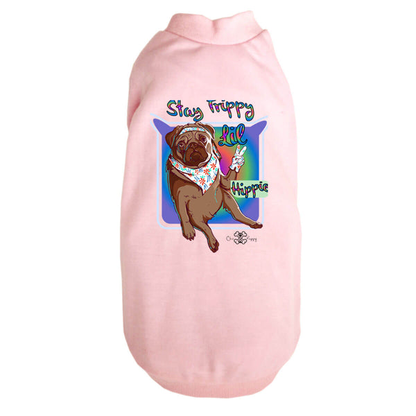Matching Dog and Owner - Stay Trippy Lil Hippie - Dog Shirts & Hoodies - Dogs