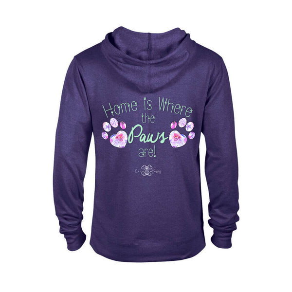 Matching Dog and Owner - Home is Where the Paws Are! - Women Hoodies - Women
