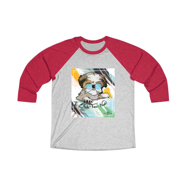 Matching Dog and Owner - I Shih-Tzu Not! - Men Raglans - Men