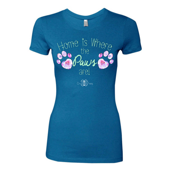Matching Dog and Owner - Home is Where the Paws Are! - Women Shirts - Women