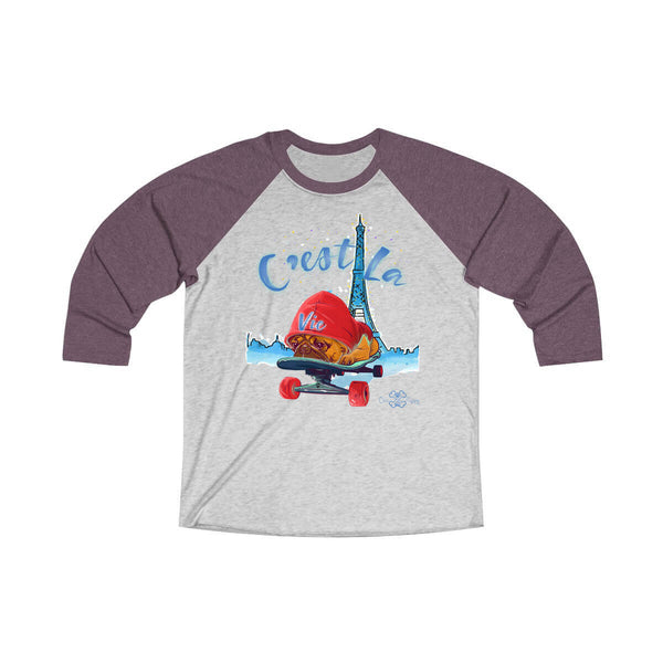 Matching Dog and Owner - C’est La Vie! - Women Raglans - Women