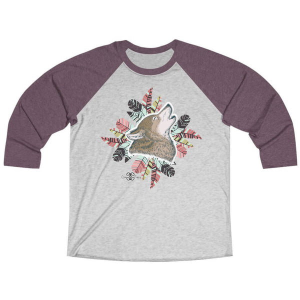 Matching Dog and Owner - Husky Pride Dreamcatcher - Women Raglans - Women