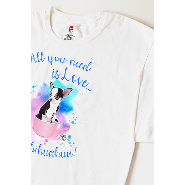 Matching Dog and Owner - All you need is Love & a Chihuahua - Men Shirts - Men