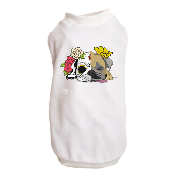 Matching Dog and Owner - Dia De Los Pugs - Dog Shirts & Hoodies - Dogs