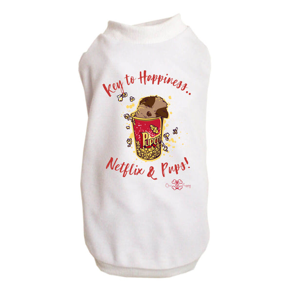 Matching Dog and Owner - Key to Happiness: Netflik & Pups! - Dog Shirts & Hoodies - Dogs