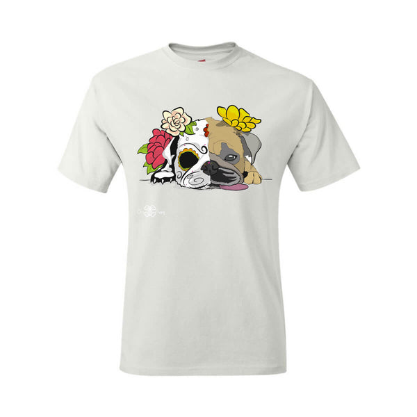 Matching Dog and Owner - Dia De Los Muertos Pug - Youth Shirts - Youth