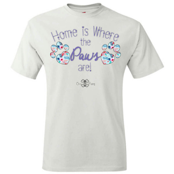 Matching Dog and Owner - Home is Where the Paws Are! - Youth Shirts - Youth