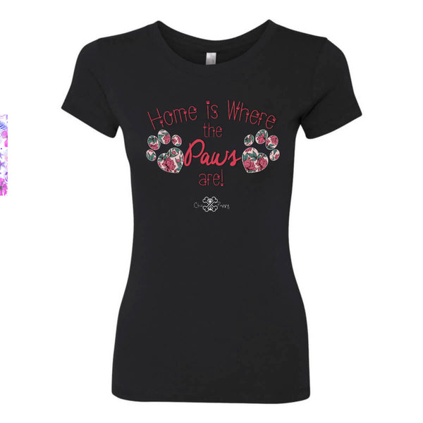 Matching Dog and Owner - Home is Where the Paws Are! - Women Shirts - Women