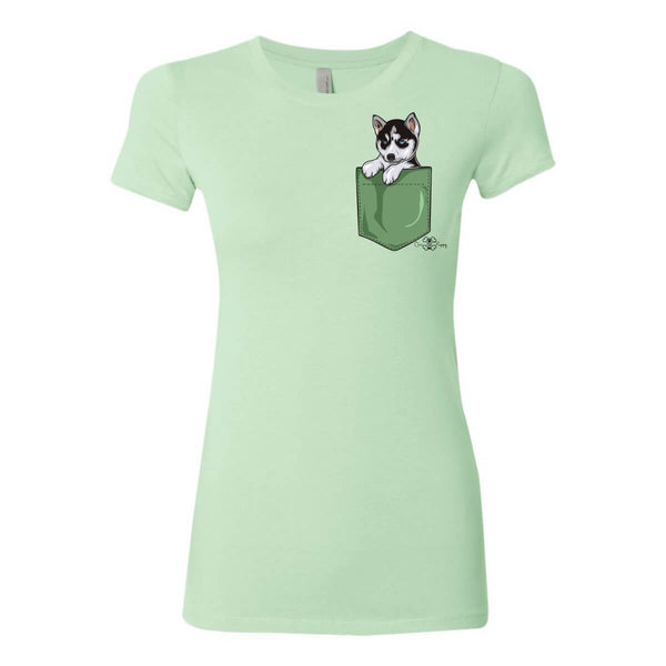 Matching Dog and Owner - Puppy Pocket - Women Shirts - Women