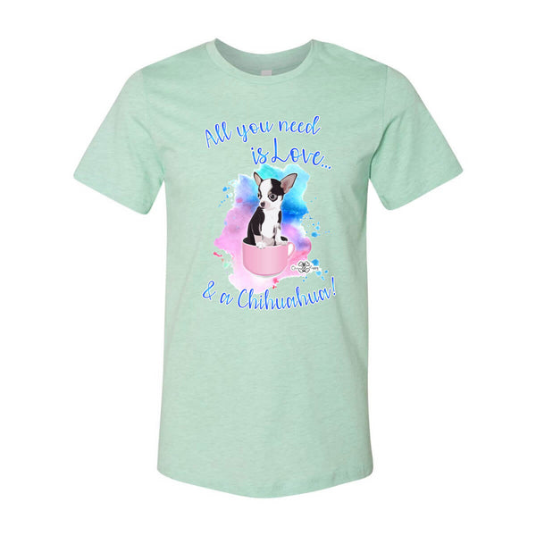 Matching Dog and Owner - All you need is Love & a Chihuahua - Men Shirts - Men