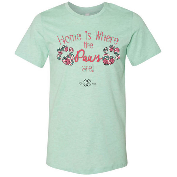 Matching Dog and Owner - Home is Where the Paws Are! - Youth Shirts - Youth