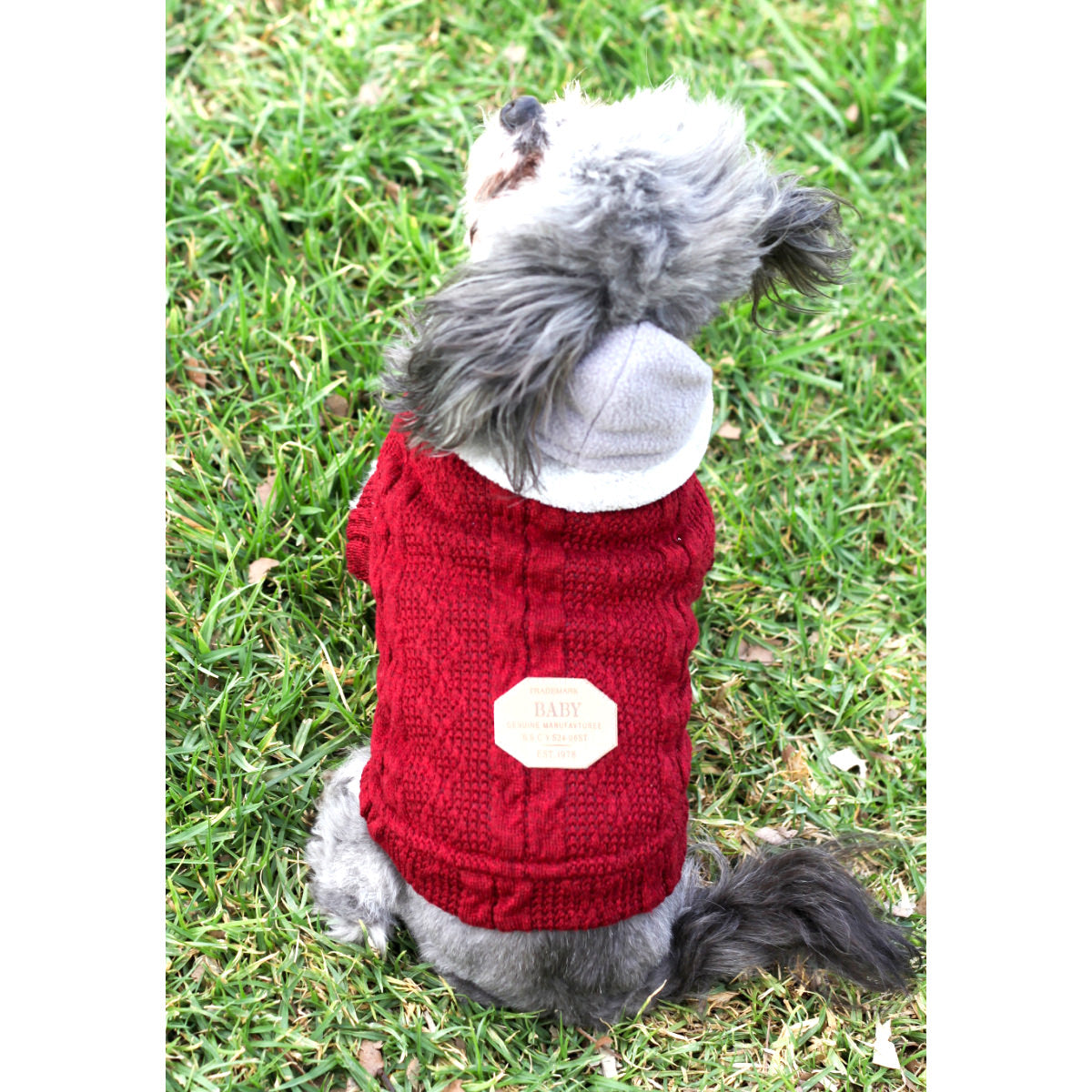 Matching Dog and Owner - Aran Irish Knit Dog Sweater - Dogs