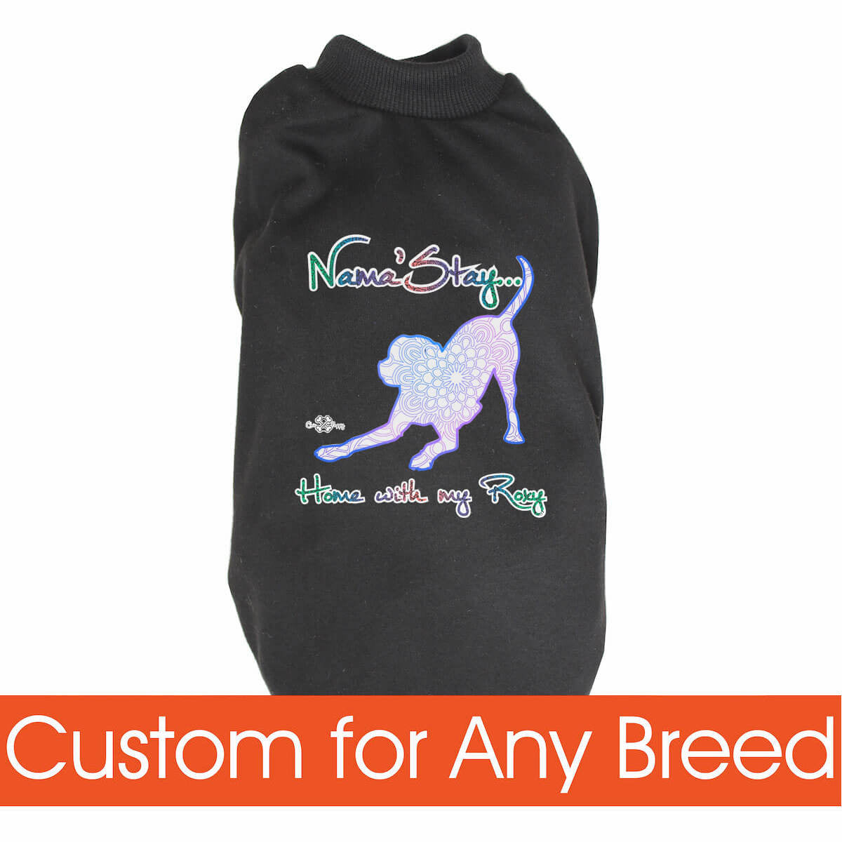 Matching Dog and Owner - Mandala Pups Silhouette - Dog Shirts & Hoodies - Dogs