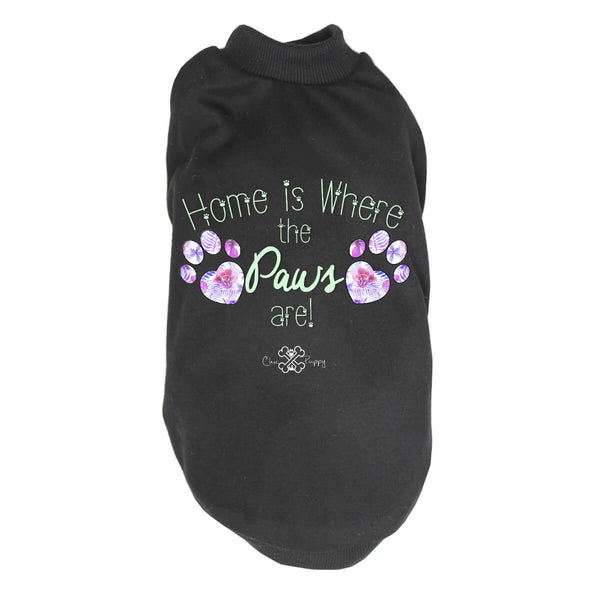 Matching Dog and Owner - Home is Where the Paws Are! - Dog Shirts & Hoodies - Dogs