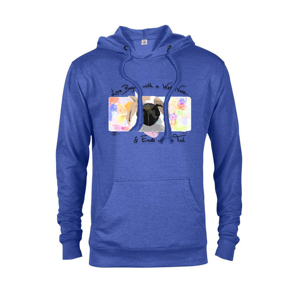 Matching Dog and Owner - Love Begins with a Wet Nose - Men Hoodies - Men
