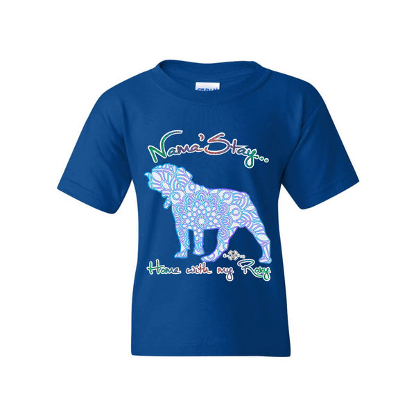 Matching Dog and Owner - Mandala Pups Silhouette - Youth Shirts - Youth