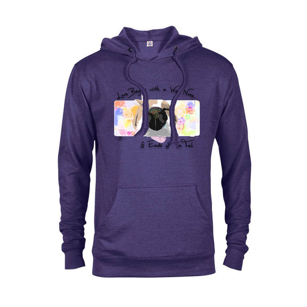 Matching Dog and Owner - Love Begins with a Wet Nose - Women Hoodies - Women
