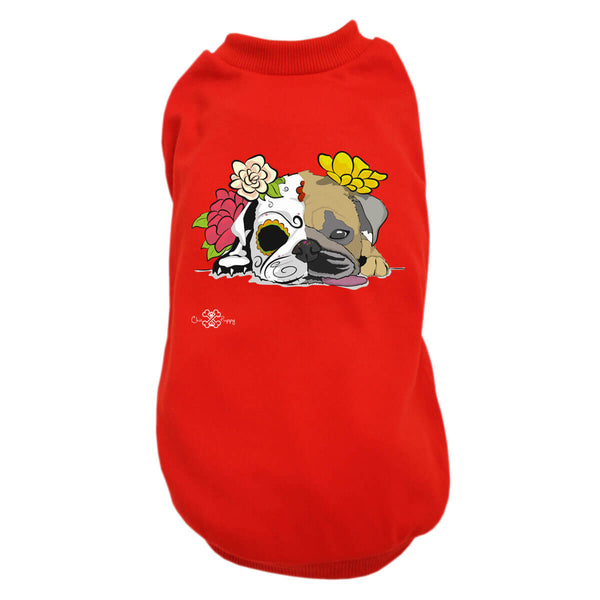 Matching Dog and Owner - Dia De Los Pugs - Dog Shirts & Hoodies - Dogs