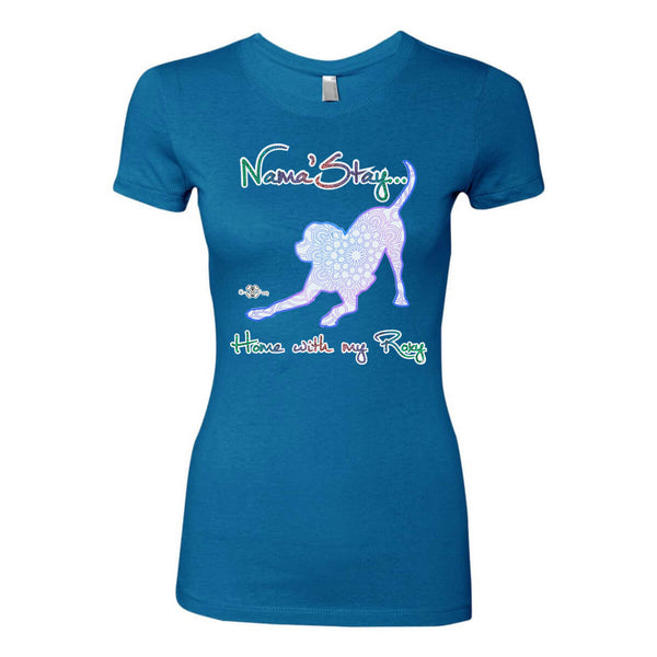 Matching Dog and Owner - Mandala Pups Silhouette - Women Shirts - Women