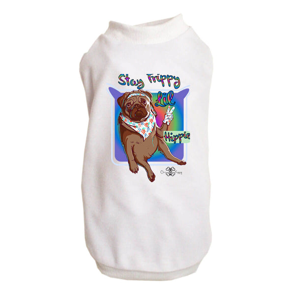 Matching Dog and Owner - Stay Trippy Lil Hippie - Dog Shirts & Hoodies - Dogs