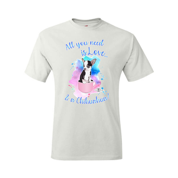 Matching Dog and Owner - All you need is Love & a Chihuahua - Men Shirts - Men